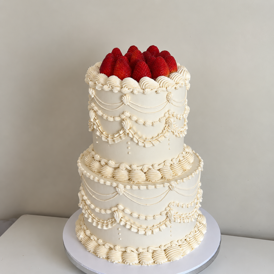 Strawberry Romance Cake