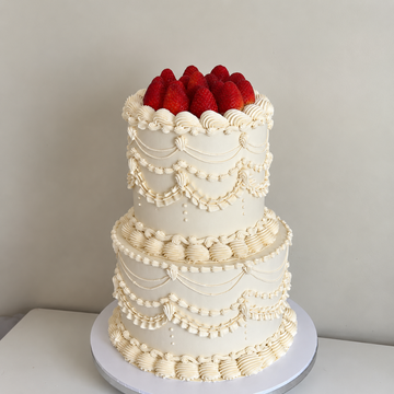 Strawberry Romance Cake