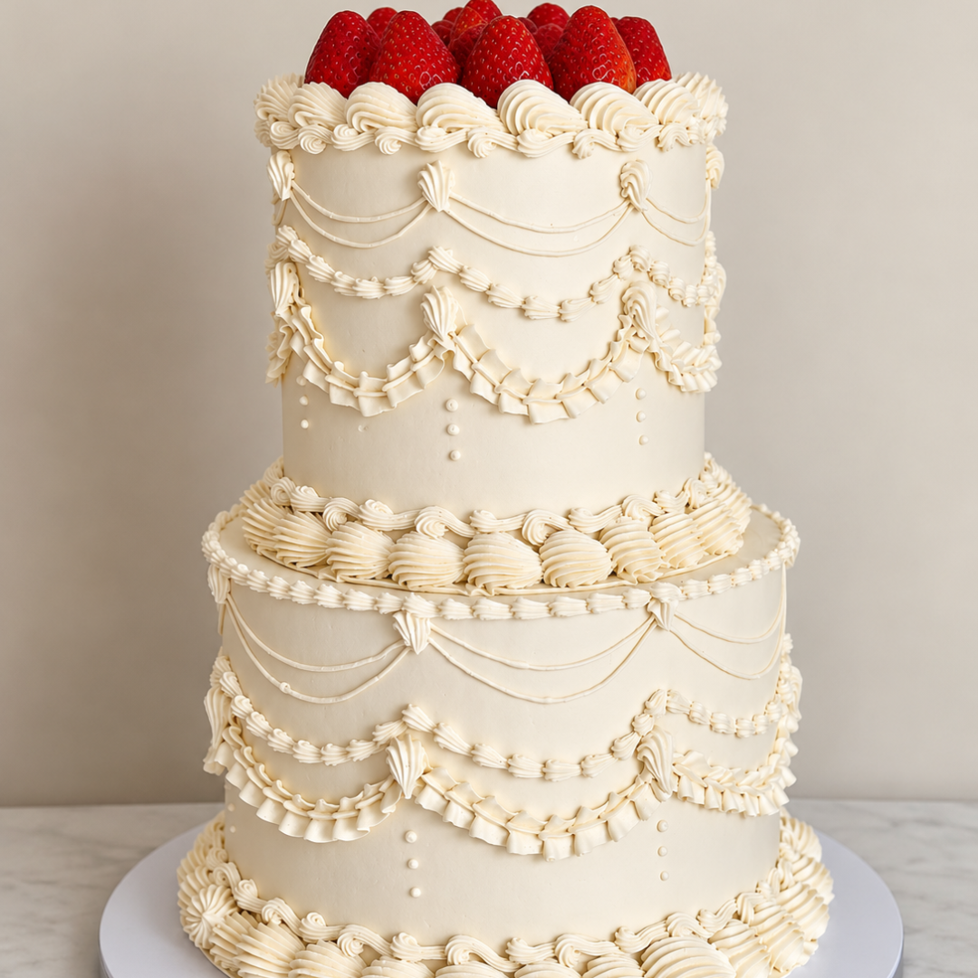 Strawberry Romance Cake
